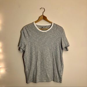H&M basics regular fit crewneck tee shirt